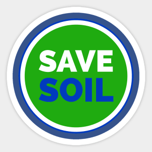 Save Soil Save Nature Save World Sticker